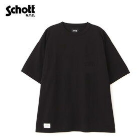 Schott BLACK SHEEP COLLECTIONオーバーサイズ TシャツOVERSIZE T-SHIRT ブラックシープコレクション7824134020 ショット
