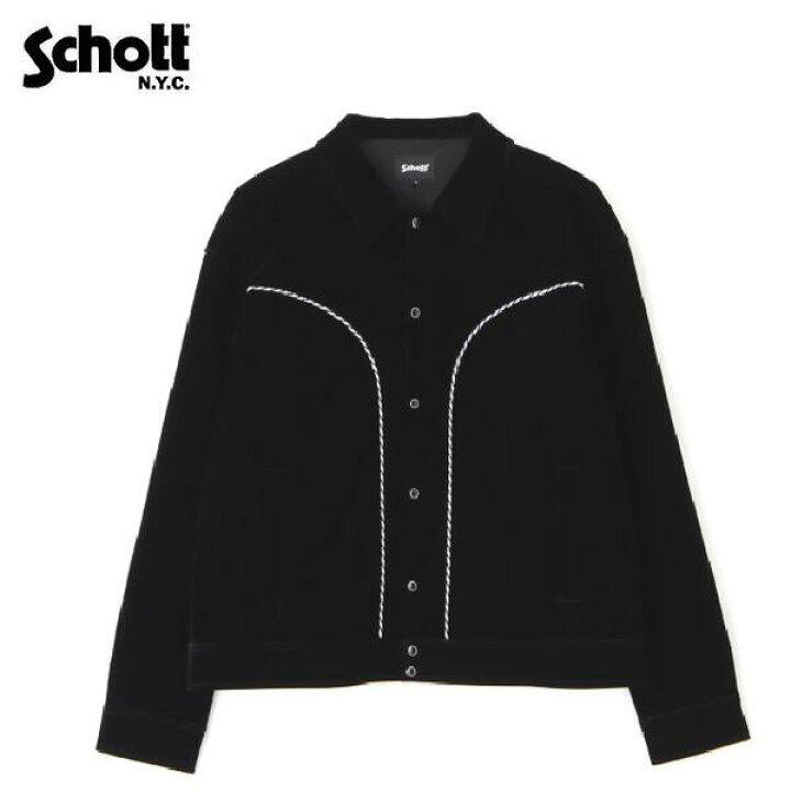 楽天市場】Schott ベロアウエスタンジャケットVELOR WESTERN JACKET 