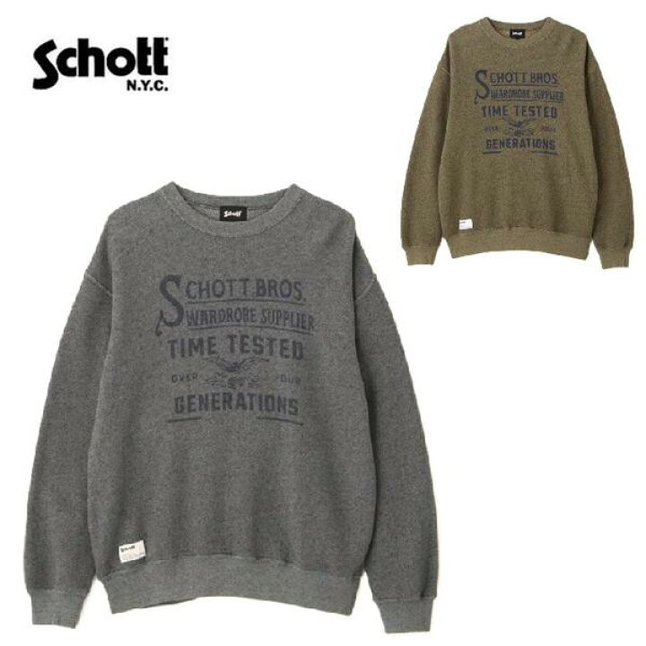 楽天市場】セールSchott TIME TESTED FOUR GENERATIONSプリントソルト 