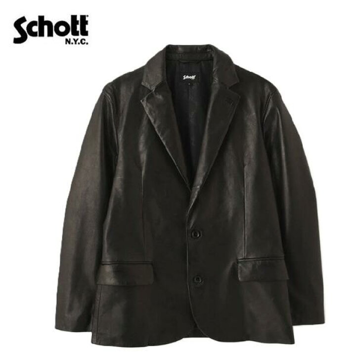 楽天市場】Schott レザーテーラードジャケットLEATHER TAILORED JACKET 