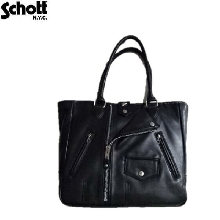楽天市場】Schott ワンスターレザーライダーストートバッグLEATHER 