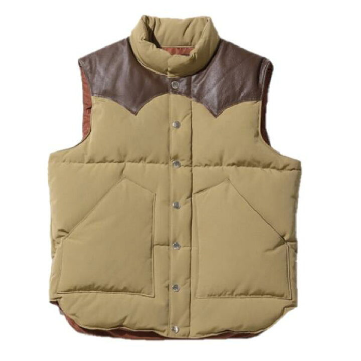 楽天市場】SUGAR CANE 2024レザーヨークダウンベストLEATHER YOKE T/C 