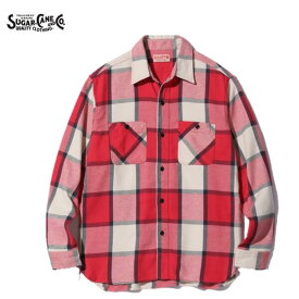 セールSUGAR CANEツイルチェックワークシャツ TWILL CHECK L/S WORK SHIRT SC29155 （シュガーケーン 東洋エンタープライズ）MADE IN JAPAN(ネルシャツ)日本製