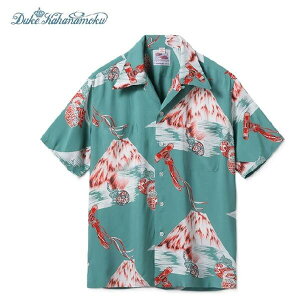 DUKE KAHANAMOKU SPECIAL EDITION�uMt.FUJI & LUCKY EGGPLANT�v�������[�����n���C�A���V���c(�A���n�V���c)(SHORT SLEEVE) DK39634�f���[�N�E�J�n�i���N�X�y�V�����G�f�B�V���� �iSUNSURF�T���T�[�t�jMADE IN JAPAN���{