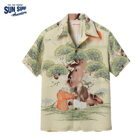 SUN SURFスペシャルエディション「FLOWER BLOOMING FOLKTALE」アロハシャツSPECIAL EDITION Late 1940s Style Rayon Kabe Crepe Hawaiian Shirt SS39231（サンサーフ）MADE IN JAPAN