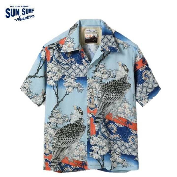 楽天市場】SUNSURFx葛飾北齋スペシャルエディション「桜花に鷹図 