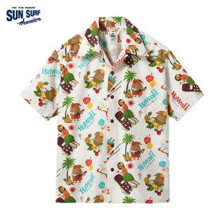�Z�[��SUNSURF�uTRIP TO HAWAII�v by �����Ǖ� with MOOKIE�R�b�g���V�A�T�b�J�[�I�[�v���V���c(�R�b�g���A���n�V���c) �n���C�֍s�����ICCOTTON SEERSUCKER OPEN SHIRT SS39537�i�T���T�[�t�jMADE IN JAPAN ���{��