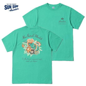 SUN SURF「MACINTOSH UKULELE」ウクレレ柄バックプリントTシャツ SS79350 S/S T-SHIRT （サンサーフ）MADE IN U.S.A.米国製