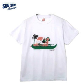 SUNSURF「COCKTAIL」プリントTシャツby 柳原良平with MOOKIE SS79384 S/S T-SHIRT （サンサーフ）MADE IN U.S.A.米国製