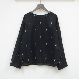 セールVlas Blomme Flower Embroidery プルオーバー(ブラウス)13107035ヴラス ブラムMADE IN JAPAN(日本製)