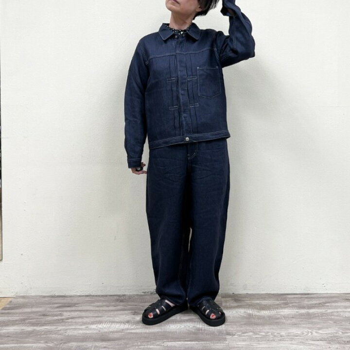 楽天市場】Vlas Blomme コルトレイクリネンデニムジャケットKL Denim 