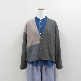 Vlas Blomme ピュアヤクマルチカラー2WAYカーディガンPure Yak11306105ヴラス ブラム