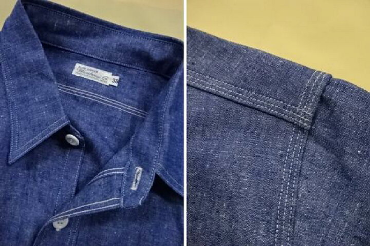 楽天市場】WAREHOUSE☆Lot.3076トリプルステッチシャンブレーワーク 