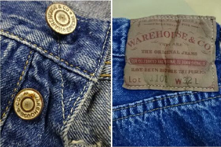 楽天市場】WAREHOUSE 2nd hand Series ☆Lot 1101 USED WASH (淡)USED 