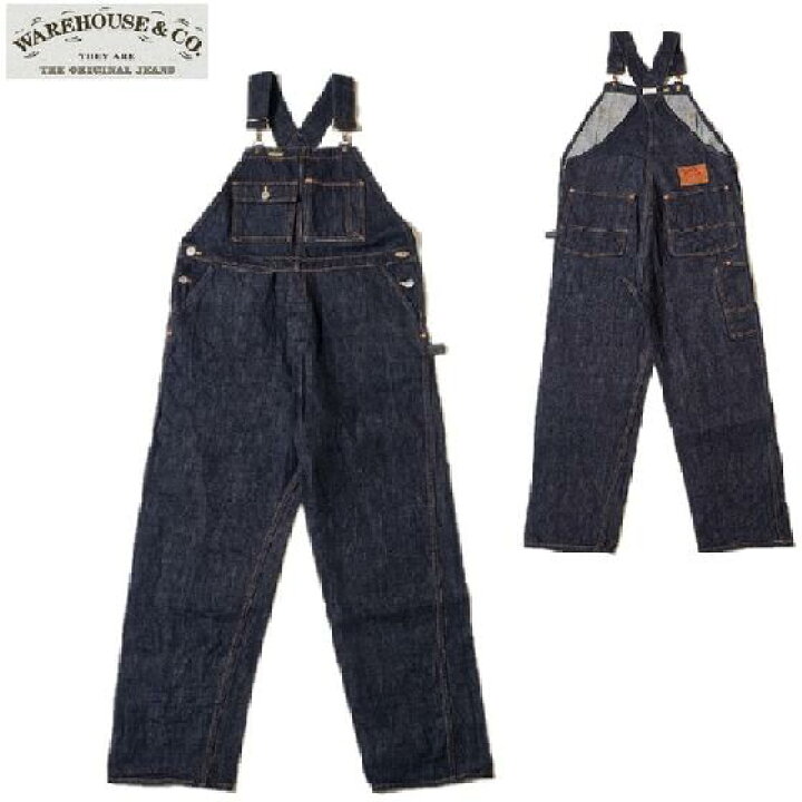 楽天市場】WAREHOUSE DD-1006XX No.1デニムオーバーオール No.1 DENIM 
