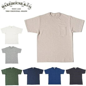 WAREHOUSE(2024)Lot 4601 PocketポケットTシャツ（ウエアハウス）WARE HOUSE【ウェアハウス】