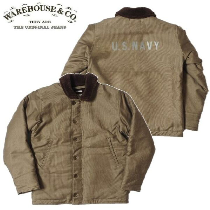 楽天市場】WAREHOUSE (2023)Lot.2181 U.S NAVYバックプリント有N-1 