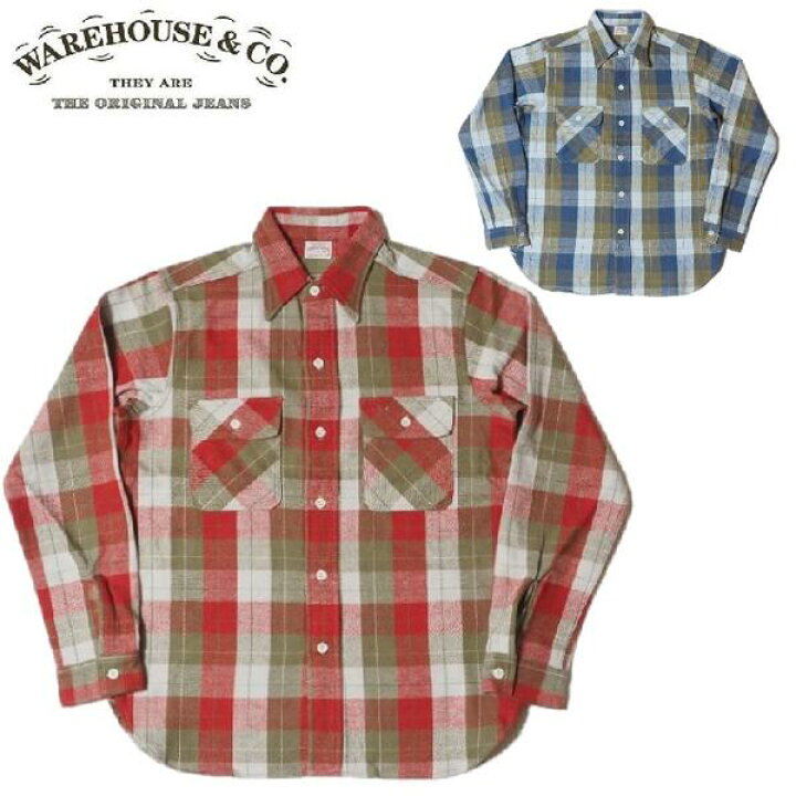 楽天市場】WAREHOUSE Lot 3104 E柄2024フランネルシャツ(NON WASH 