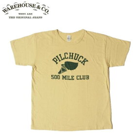 WAREHOUSE 2nd hand Series Lot 4064 PILCHUCKプリントTシャツT-shirts（ウエアハウスセカンドハンド）WARE HOUSE【ウェアハウス】セコハンMADE IN JAPAN日本製