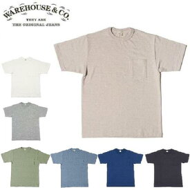WAREHOUSE(2025)Lot 4601 PocketポケットTシャツWHTS-25SS033（ウエアハウス）WARE HOUSE【ウェアハウス】