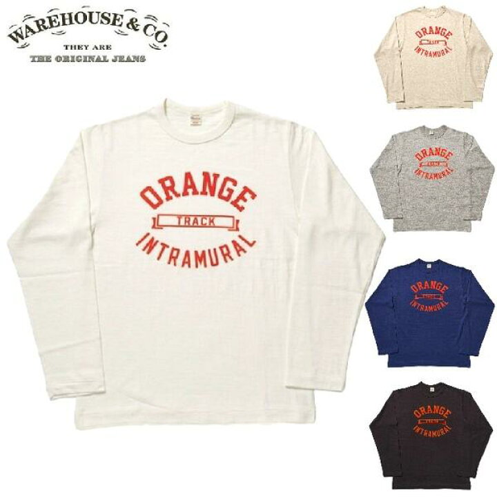 楽天市場】WAREHOUSE☆Lot.5906 ORANGEフロッキープリントセットイン 