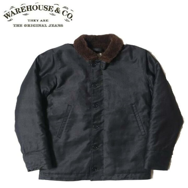 楽天市場】WAREHOUSE Lot 2181 N-1デッキジャケット(ネイビー)プリント 