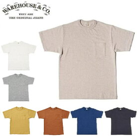 WAREHOUSE(2026)Lot 4601 PocketポケットTシャツWHTS-26SS034（ウエアハウス）WARE HOUSE【ウェアハウス】