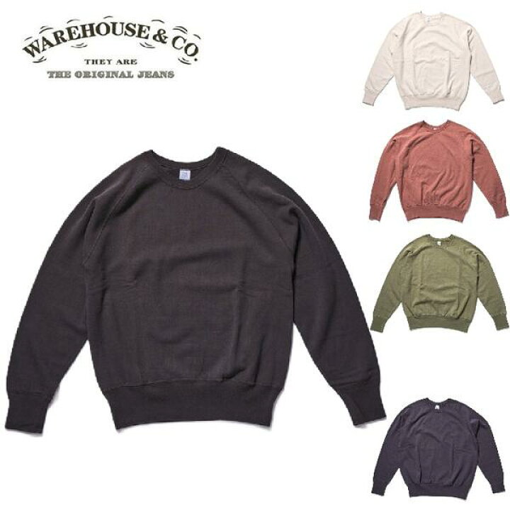 WAREHOUSE ラグランスウェット M チャコール セコハン WAREHOUSE 2nd