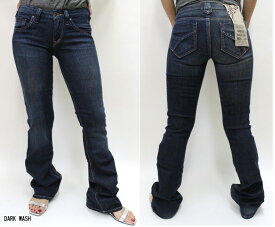 ●Silver　jeans　【シルバージーンズ】※色焼けあり　ピンクステッチ　ブーツカットジーンズ　OAKLEY　　DARK　WASH
