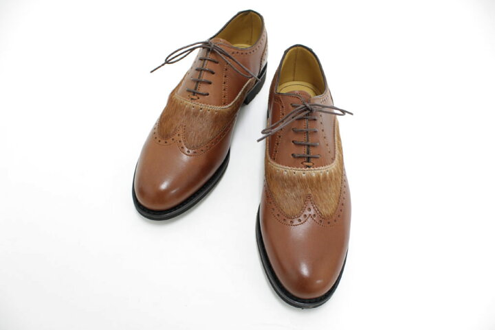 楽天市場】○Paraboot 【パラブーツ】 異素材ウイングチップシューズ 