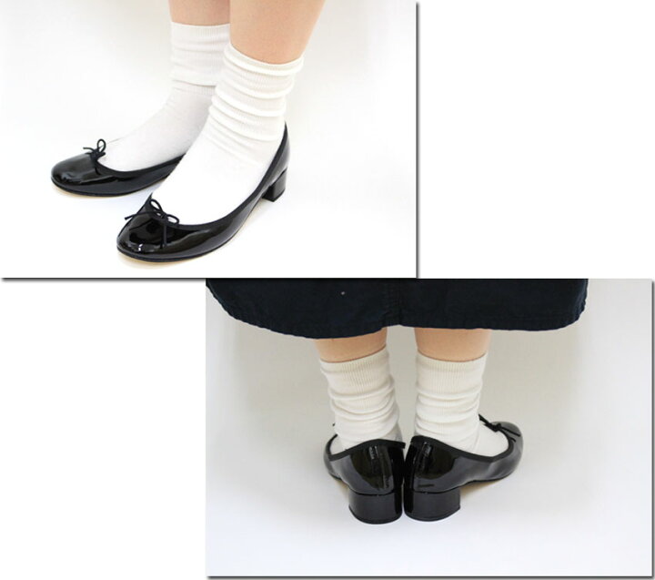 楽天市場】○repetto 【レペット】エナメルローヒールパンプス バレエ 