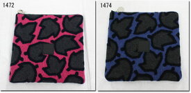 ●KNIT　IS　CANVAS!　【ニットイズキャンバス】　　sikaku　pouch　ポーチ　クラッチバッグ　2141K131