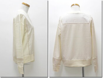 ●Auditionオーディション布帛コンビレース使い長袖プルオーバーM-0259