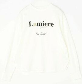 ●nicole　white【ニコルホワイト】　ロゴ入りロングスリーブTEE　長袖Tシャツ　4105-9106