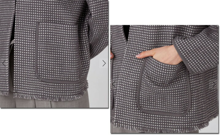 楽天市場】○Ballsey 【ボールジィ】 ワッフルツイード ノーカラー  