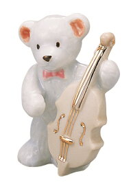 ベアー マスコット ホワイト コントラバス 楽器 お取り寄せ商品 バレエ発表会の記念品に最適お取り寄せ 大量注文できます