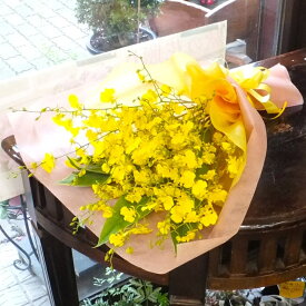 お祝い 花束 誕生日 プレゼントオンシジュームの花束 傘寿 米寿 退職 お礼