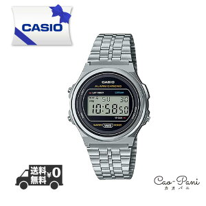 �J�V�I �r���v �����Y �u���b�N �V���o�[ CASIO Vintage �r���e�[�W A171WE-1A