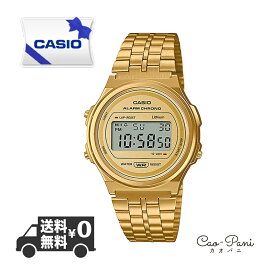 カシオ 腕時計 メンズ ゴールド シンプル CASIO A171WEG-9A スタンダード standard