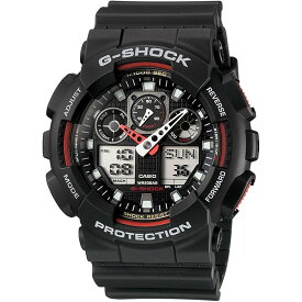 カシオ 腕時計 メンズ Gショック ブラック×レッド GA-100-1A4 CASIO G-SHOCK BIG CASE 時計 ウォッチ かっこいい カッコイイ オシャレ おしゃれ