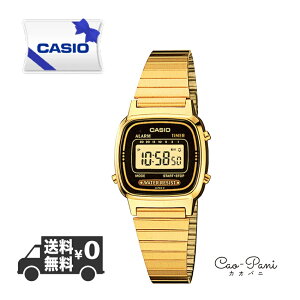 �J�V�I �r���v ���f�B�[�X �S�[���h �V���v�� CASIO LA-670WGA-1 �X�^���_�[�h standard