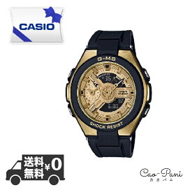 カシオ 腕時計 メンズ ブラック ゴールド CASIO G-ショック オクタゴンデザイン MSG-400G-1A2 G-MS