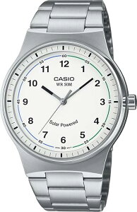 カシオ 腕時計 MTP-RS105D-7B チープカシオ メンズ ホワイト シルバー レディース メンズG-SHOCK CASIO