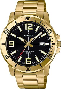 �J�V�I �r���v �����Y Casio Standard �u���b�N �S�[���h MTP-VD01G-1B CASIO