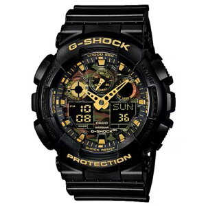 �J�V�I �r���v G-SHOCK G�V���b�N GA-100 SERIES GA-100CF-1A9JF �u���b�N �S�[���h �����Y CASIO �������K�i