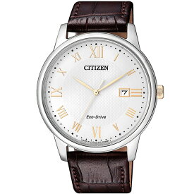 シチズン 腕時計 メンズ ブラウン ホワイト CITIZEN Eco-Drive エコドライブ ソーラー BM6974-19A