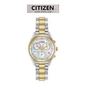 シチズン 腕時計 レディース ゴールド シルバー FB1444-56D CITIZEN Eco-Drive チャンドラー クロノ 時計 ウォッチ プレゼント ギフト ブランド