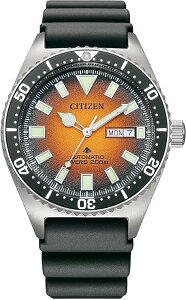�V�`�Y�� �r���v PROMASTER MARINE�V���[�Y NY0120-01Z �I�����W �u���b�N �����Y CITIZEN
