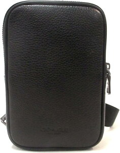 �R�[�` �V�����_�[�o�b�O CS044-QBBK �u���b�N PEBBLED LEATHER �؃u���h���U�[ ���f�B�[�X �����Y COACH