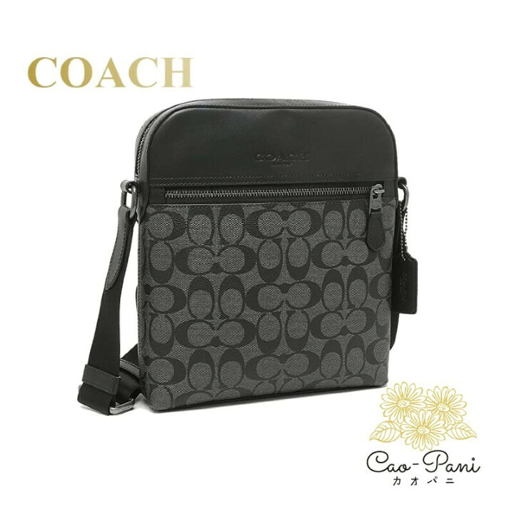 楽天市場】コーチ ショルダーバッグ メンズ グレー ブラック COACH 